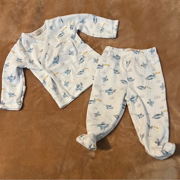 Baby Club Chic Airplane Prima Cotton 0-3 - Picture 1 of 7